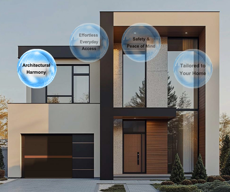 Architectural Harmony in Residential Garage
