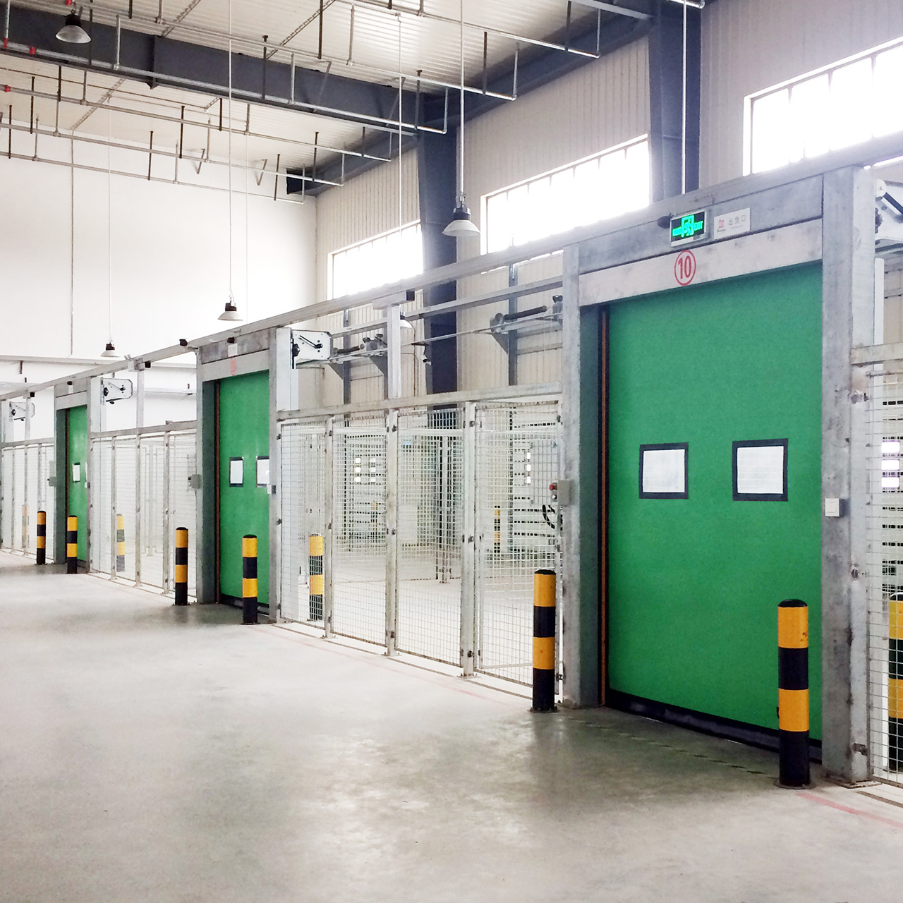 LEFAST clean workshop door project at Huishan Dairy