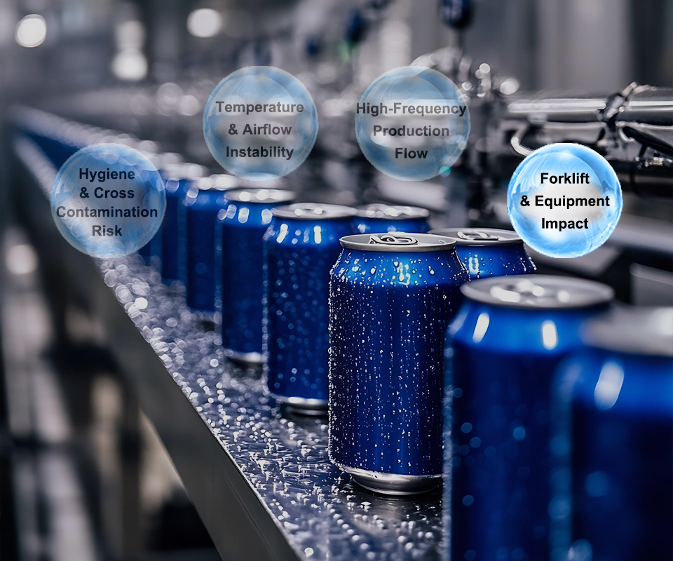 Forklift & Equipment Impact in Food & Beverage