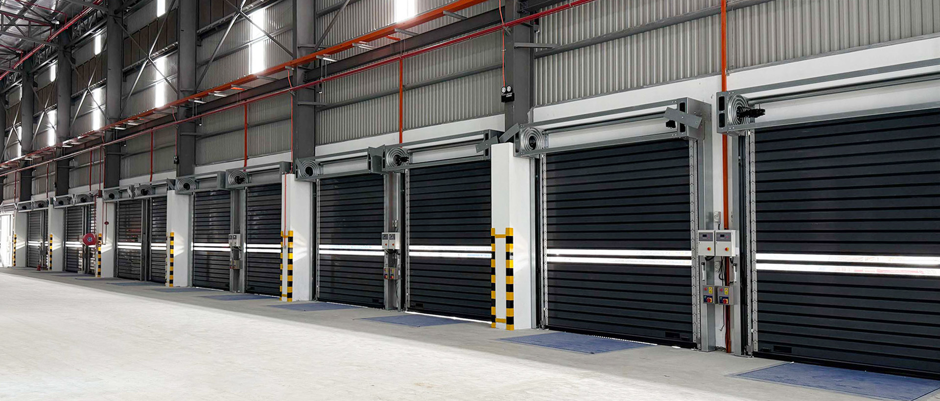 High-Speed Spiral Door for Industrial Flow