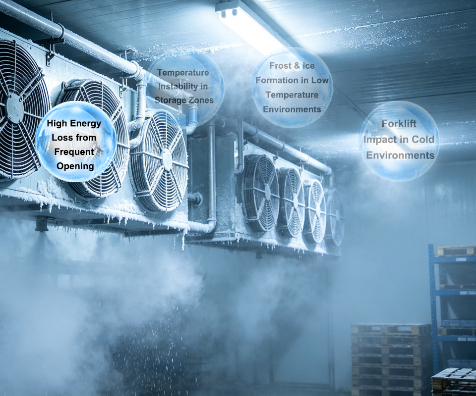 High Energy Loss from Frequent Opening in Cold Chain