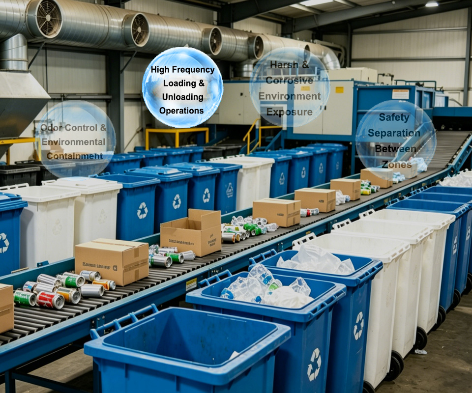 High-Frequency Loading & Unloading Operations in Recycling & Waste Management