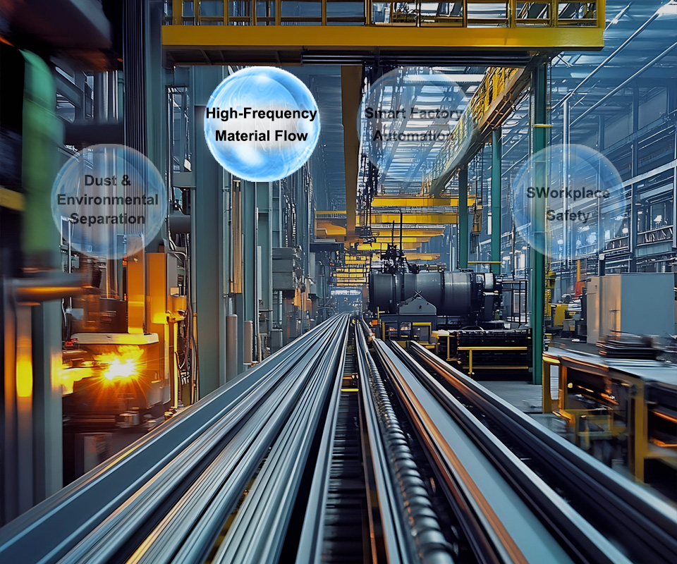 High-Frequency Material Flow in General Manufacturing