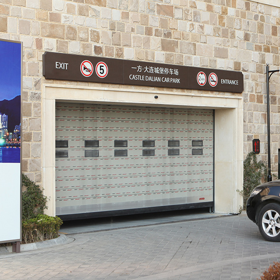 High Speed Door Solution for Single-Lane Parking Access