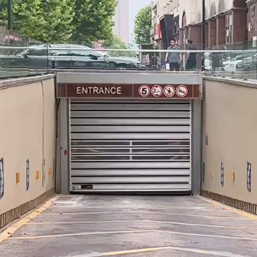 High Speed Door Solution for Underground Parking Garages
