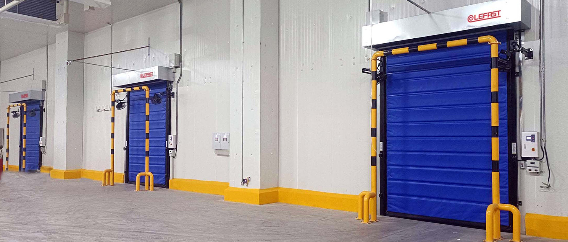 Self-Repairing Cold-Storage Door