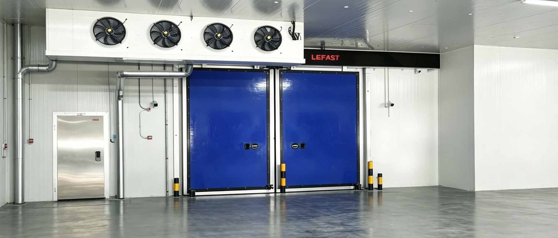 Large-Opening Sliding Cold-Storage Door