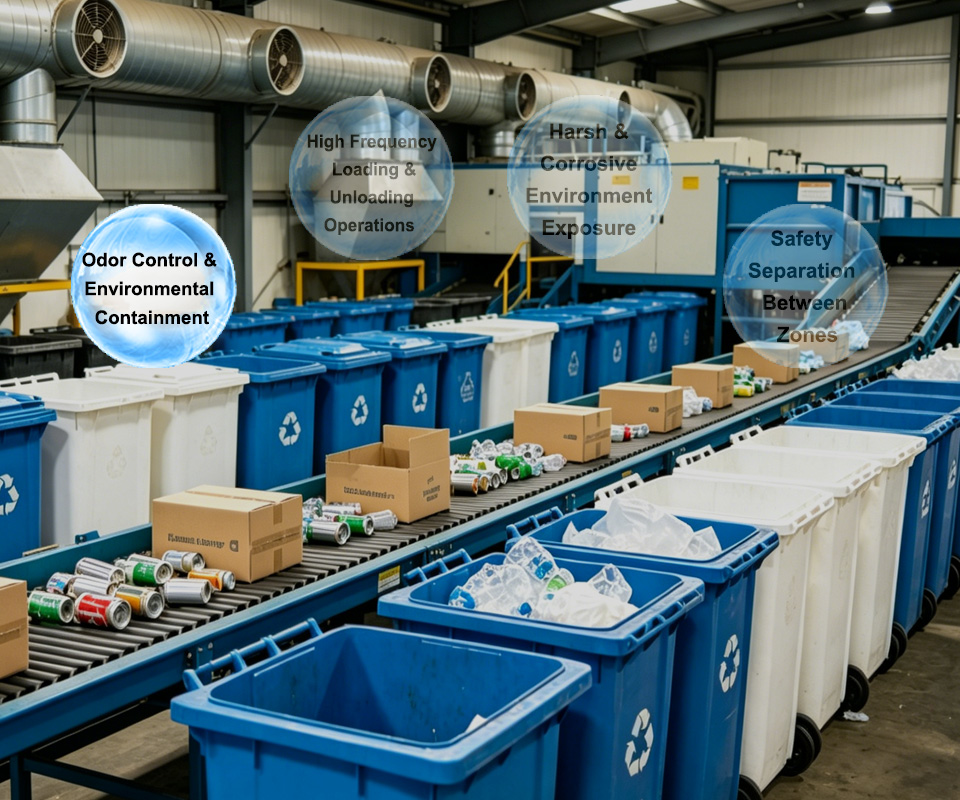 Odor Control & Environmental Containment in Recycling & Waste Management