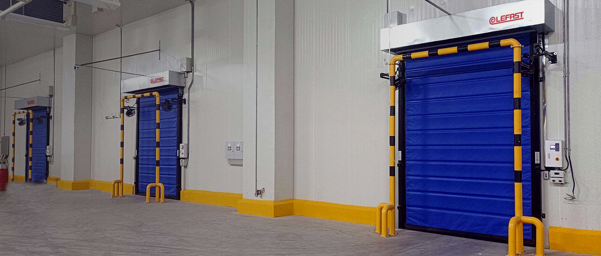 Self-Repairing Cold-Storage Door
