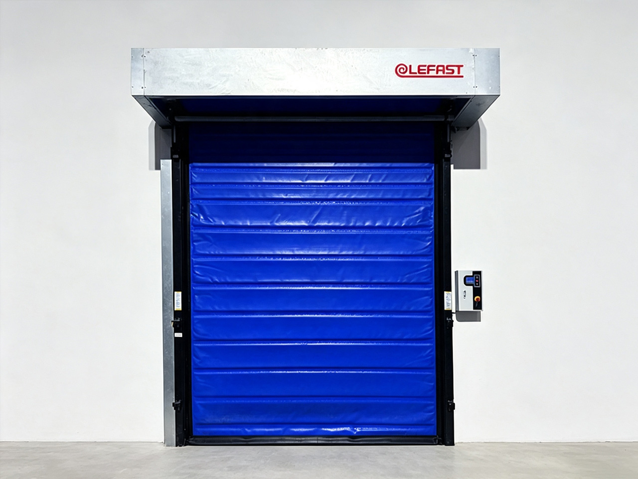 Self-repairing cold storage door used in automated production