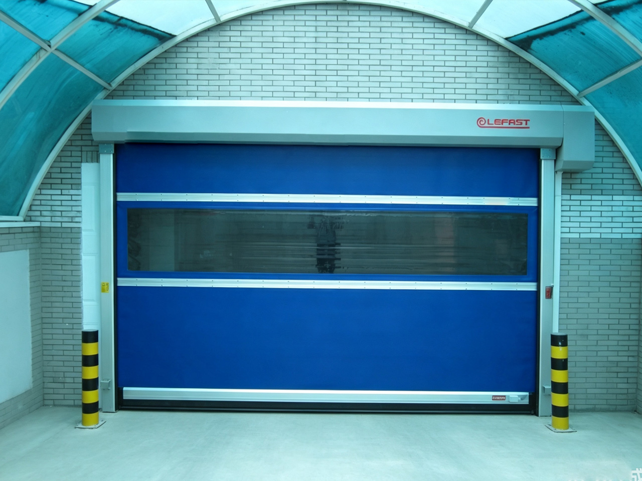 Parking Facilities application featuring Parking Facilities high speed rolling door