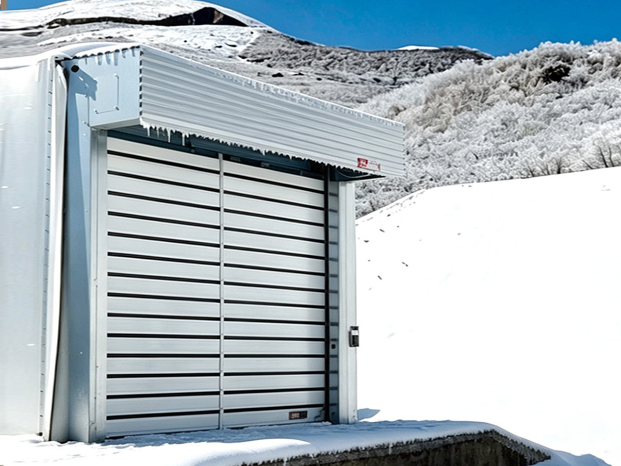 Wind-Exposed Areas application featuring Wind Exposed Areas high speed spiral door