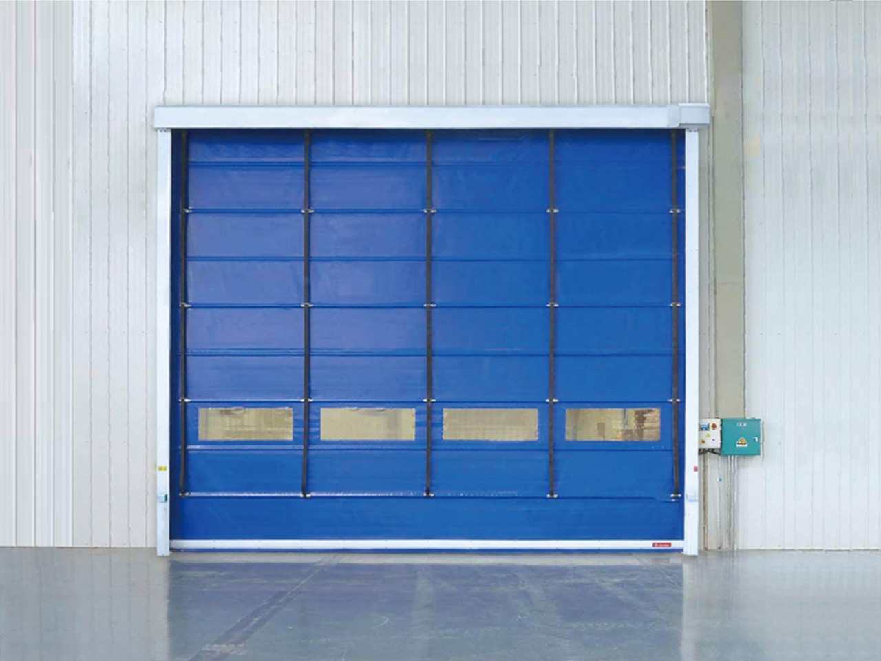 Workshop application featuring workshop high speed folding door