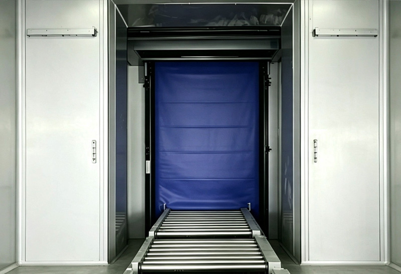 Frozen product transfer area