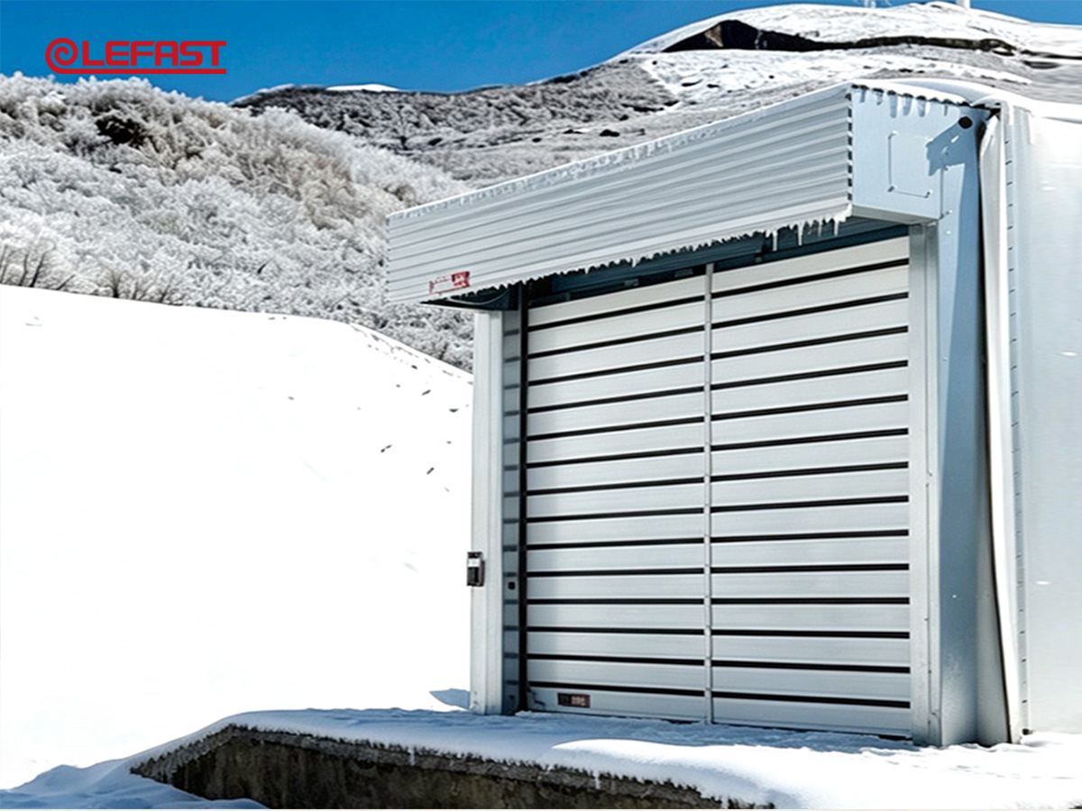 LEFAST high-speed door project for an air-supported structure