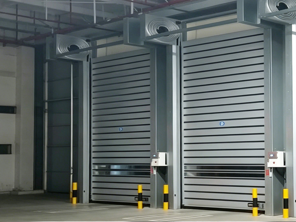 High Speed Spiral Door for AS/GS Warehouse in Floor Manufacturing