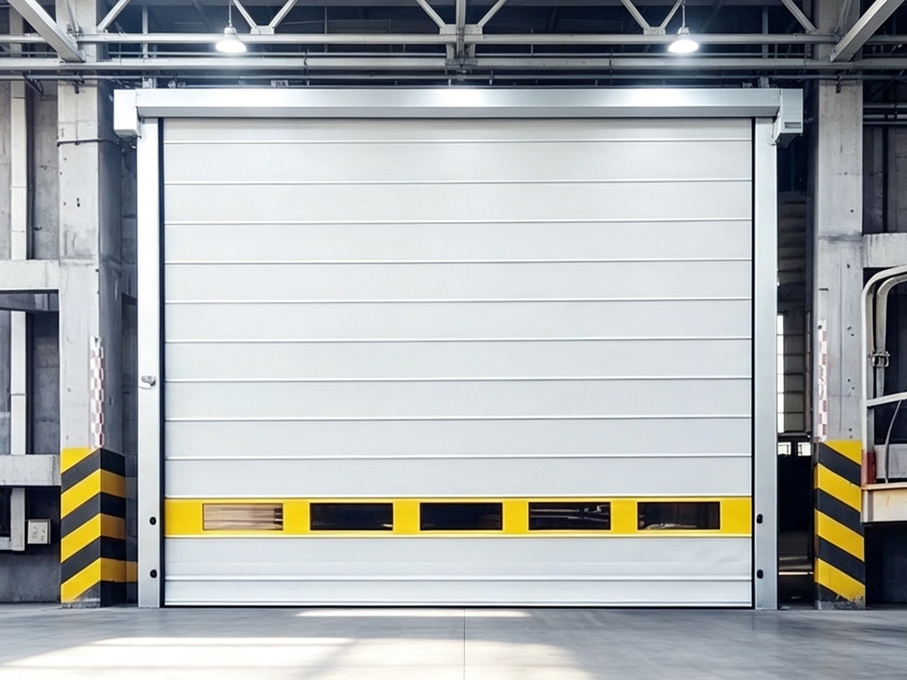 Industrial Vehicle Wash Bay Door Solution