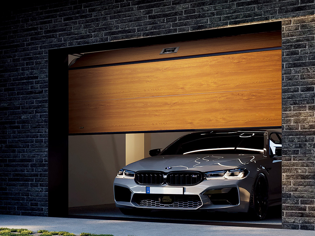 Two-Panel Trackless Door – Single Garage