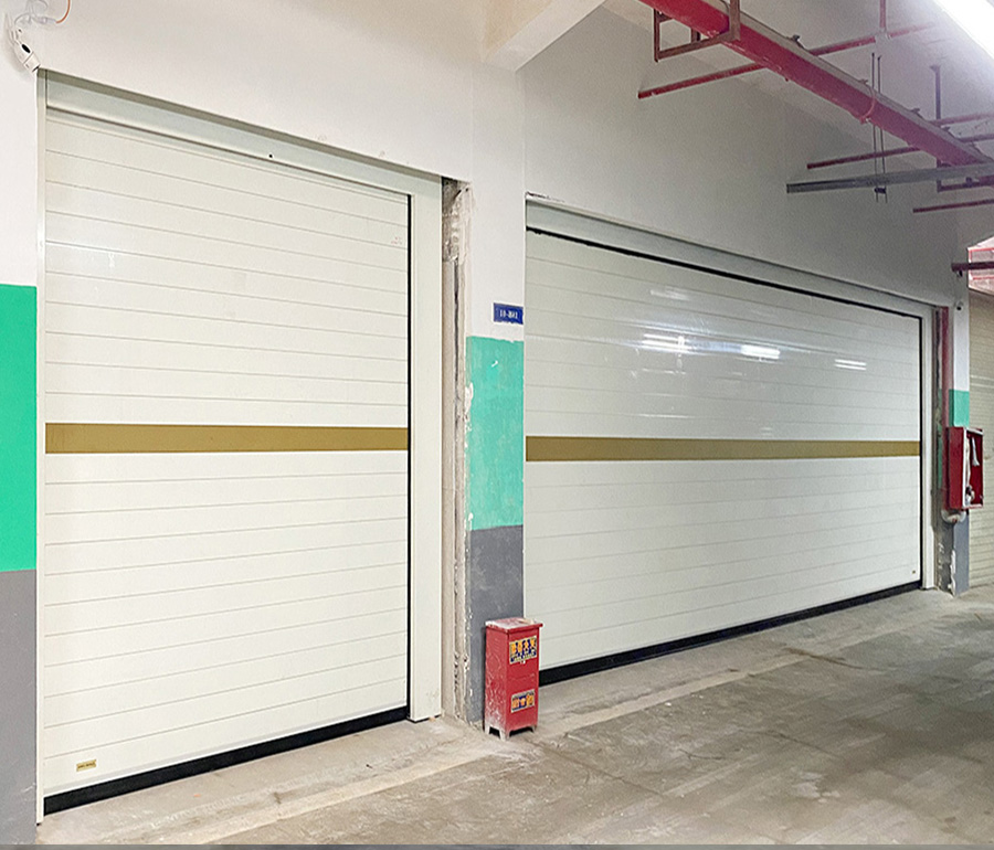 Villa garage custom interior installation