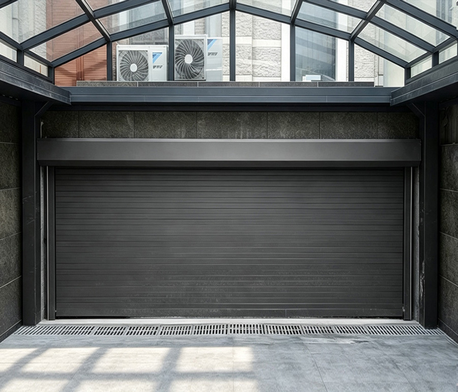 Visor Garden underground double garage entrance
