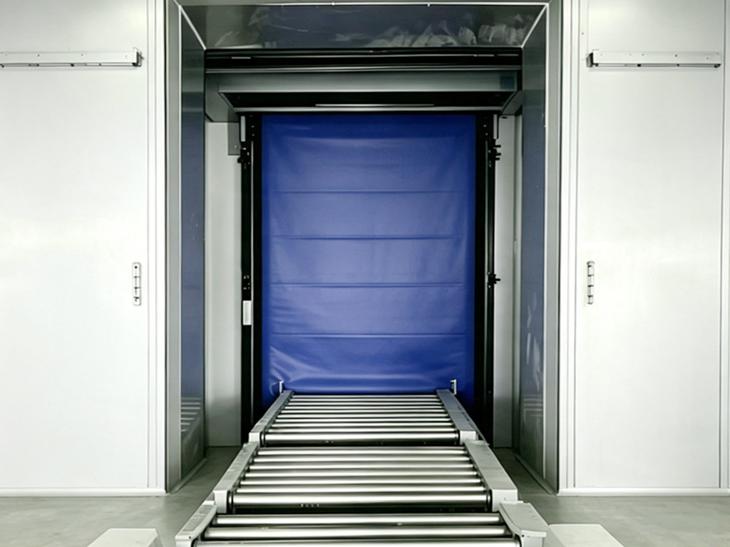 Cold Storage Doors for Automated Pallet Transfer
